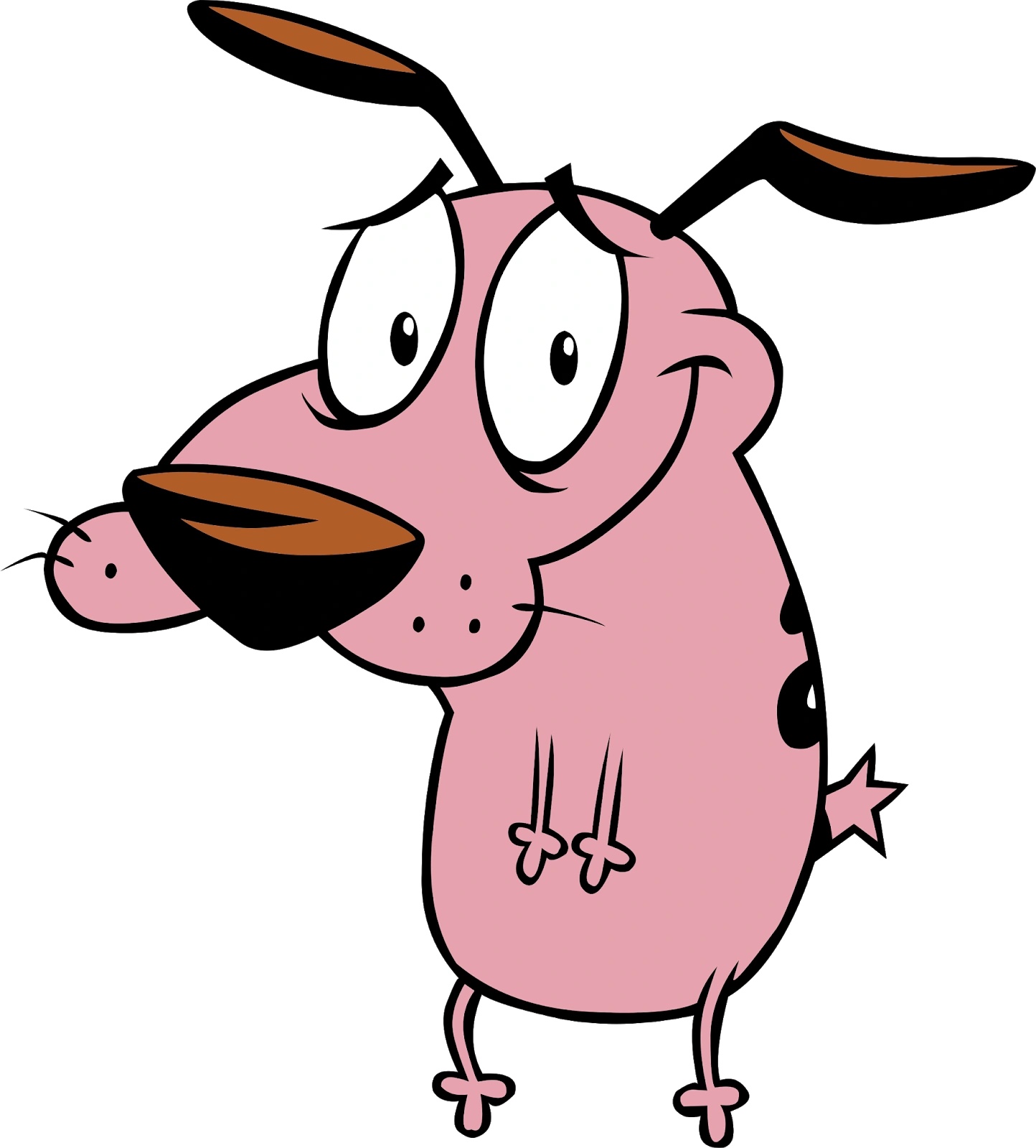 Watching Courage the cowardly dog as a kid…!